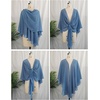 image:imageBEAUTELICATE Shawls Wraps Scarf Chiffon For Women Bridal Wedding Evening DressesSlate Blue