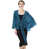 image:imageBEAUTELICATE Shawls Wraps Scarf Chiffon For Women Bridal Wedding Evening DressesTeal Blue