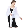 image:imageBEAUTELICATE Shawls Wraps Scarf Chiffon For Women Bridal Wedding Evening DressesWhite
