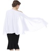 image:imageBEAUTELICATE Shawls Wraps Scarf Chiffon For Women Bridal Wedding Evening DressesWhite