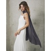 image:imageBEAUTELICATE Sheer Bridal Shawl for Wedding Dress 3 Multiways Shawl Bridesmaids Capelet ScarfDark Grey
