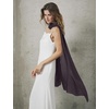 image:imageBEAUTELICATE Sheer Bridal Shawl for Wedding Dress 3 Multiways Shawl Bridesmaids Capelet ScarfDusty Purple