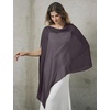 image:imageBEAUTELICATE Sheer Bridal Shawl for Wedding Dress 3 Multiways Shawl Bridesmaids Capelet ScarfDusty Purple