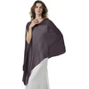 image:imageBEAUTELICATE Sheer Bridal Shawl for Wedding Dress 3 Multiways Shawl Bridesmaids Capelet ScarfDusty Purple