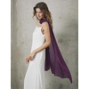 image:imageBEAUTELICATE Sheer Bridal Shawl for Wedding Dress 3 Multiways Shawl Bridesmaids Capelet ScarfPlum