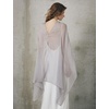 image:imageBEAUTELICATE Sheer Bridal Shawl for Wedding Dress 3 Multiways Shawl Bridesmaids Capelet ScarfSilver Grey