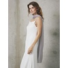 image:imageBEAUTELICATE Sheer Bridal Shawl for Wedding Dress 3 Multiways Shawl Bridesmaids Capelet ScarfSilver Grey