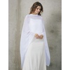 image:imageBEAUTELICATE Sheer Bridal Shawl for Wedding Dress 3 Multiways Shawl Bridesmaids Capelet ScarfWhite