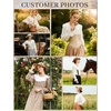 image:imageBEAUTELICATE Victorian Blouse 100 Cotton Ruffled Collar Bell Sleeves Cottagecore Shirt