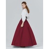 image:imageBEAUTELICATE Victorian Dress Renaissance Skirt Gypsy Long Maxi Medieval Skirt Aline Full LengthMaroon