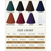image:imageBEAUTELICATE Victorian Dress Renaissance Skirt Gypsy Long Maxi Medieval Skirt Aline Full LengthWhite
