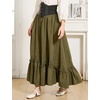 image:imageBEAUTELICATE Victorian Medieval Skirt Renaissance Costume Women Skirt with PocketsOlive Green