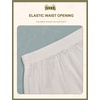 image:imageBEAUTELICATE Women 100 Cotton Half Slip Lace Trim Elastic Waist UnderskirtWhite24 Length