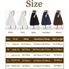 image:imageBEAUTELICATE Women 100 Cotton Maxi Skirt Elastic Waist Two Side Pocket Casual Pleated SkirtBlack