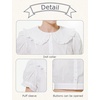 image:imageBEAUTELICATE Women Crop Top French Vintage Petter Pan Collar Puff Sleeve 100 CottonOffwhite