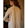 image:imageBEAUTELICATE Women Edwardian Shirt Petter Pan Collar Back Buttons Long Puff Sleeve Victorian BlouseOffwhite