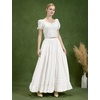 image:imageBEAUTELICATE Women Half Slip Full Length Underskirt 100 Cotton Medieval Cosplay SkirtClassic Ivory