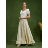 image:imageBEAUTELICATE Women Half Slip Full Length Underskirt 100 Cotton Medieval Cosplay SkirtVintage Cream