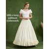 image:imageBEAUTELICATE Women Half Slip Full Length Underskirt 100 Cotton Medieval Cosplay SkirtVintage Cream