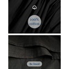 image:imageBEAUTELICATE Women Long Cotton Skirt with Lining Elastic Waist 2 Pockets ALine Bohemia Pleated SkirtBlack