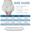 image:imageBEAUTELICATE Women Short Bloomers 100 Cotton 3 Layer Ruffles Pajama Pants Sleepwear PettipantsCream
