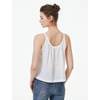 image:imageBEAUTELICATE Women Tank Top 100 Cotton Plaid Camisole U Neck Backless Tank Top SleevelessIvory