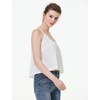 image:imageBEAUTELICATE Women Tank Top 100 Cotton Plaid Camisole U Neck Backless Tank Top SleevelessIvory