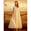 image:imageBEAUTELICATE Women Victorian Nightgown Cotton Sleepwear Maternity Nightie Long Oversize