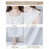 image:imageBEAUTELICATE Women Victorian Nightgown Cotton Sleepwear Maternity Nightie Long Oversize
