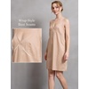 image:imageBEAUTELICATE Women Washed 100 Cotton Full Slip DressNude