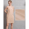 image:imageBEAUTELICATE Women Washed 100 Cotton Full Slip DressNude