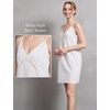 image:imageBEAUTELICATE Women Washed 100 Cotton Full Slip DressWhite
