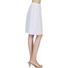 image:imageBEAUTELICATE Womens Half Slip 100 Cotton Vintage Underskirt Knee Length Pack of 2Whitewhite