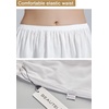 image:imageBEAUTELICATE Womens Half Slip 100 Cotton Vintage Underskirt in 3 LengthsBlack16 Length