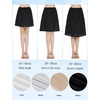image:imageBEAUTELICATE Womens Half Slip 100 Cotton Vintage Underskirt in 3 LengthsBlack20 Length