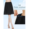 image:imageBEAUTELICATE Womens Half Slip 100 Cotton Vintage Underskirt in 3 LengthsBlack20 Length