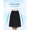 image:imageBEAUTELICATE Womens Half Slip 100 Cotton Vintage Underskirt in 3 LengthsBlack24 Length