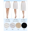 image:imageBEAUTELICATE Womens Half Slip 100 Cotton Vintage Underskirt in 3 LengthsIvory16 Length
