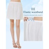 image:imageBEAUTELICATE Womens Half Slip 100 Cotton Vintage Underskirt in 3 LengthsIvory16 Length