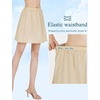 image:imageBEAUTELICATE Womens Half Slip 100 Cotton Vintage Underskirt in 3 LengthsNude16 Length