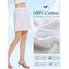 image:imageBEAUTELICATE Womens Half Slip 100 Cotton Vintage Underskirt in 3 LengthsWhite16 Length