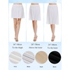 image:imageBEAUTELICATE Womens Half Slip 100 Cotton Vintage Underskirt in 3 LengthsWhite16 Length