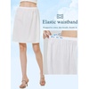 image:imageBEAUTELICATE Womens Half Slip 100 Cotton Vintage Underskirt in 3 LengthsWhite20 Length