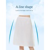 image:imageBEAUTELICATE Womens Half Slip 100 Cotton Vintage Underskirt in 3 LengthsWhite24 Length