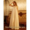 image:imageVictorian Nightgown for Women Vintage Nightie 100 Cotton Sleeveless Sleepwear Long DressIvory