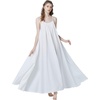 image:imageBEAUTELICATE 100 Cotton Victorian Nightgown for Women Grecian Sleepwear Honeymoon Bridal LingerieIvory