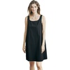 image:imageBEAUTELICATE 100 Washed Cotton Full Slip for Women Vintage UnderdressBlack