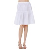 image:imageBEAUTELICATE Half Slip Skirt Extender 100 Cotton Vintage UnderskirtWhite22 Length