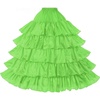 image:imageBEAUTELICATE Petticoat Hoop Slip Underskirt Women Wedding Dress Skirt GownGreen