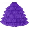 image:imageBEAUTELICATE Petticoat Hoop Slip Underskirt Women Wedding Dress Skirt GownPurple